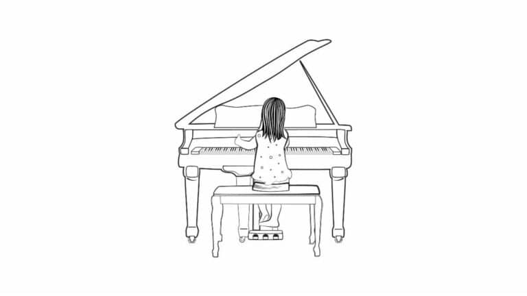 House Concerts — piano illustration