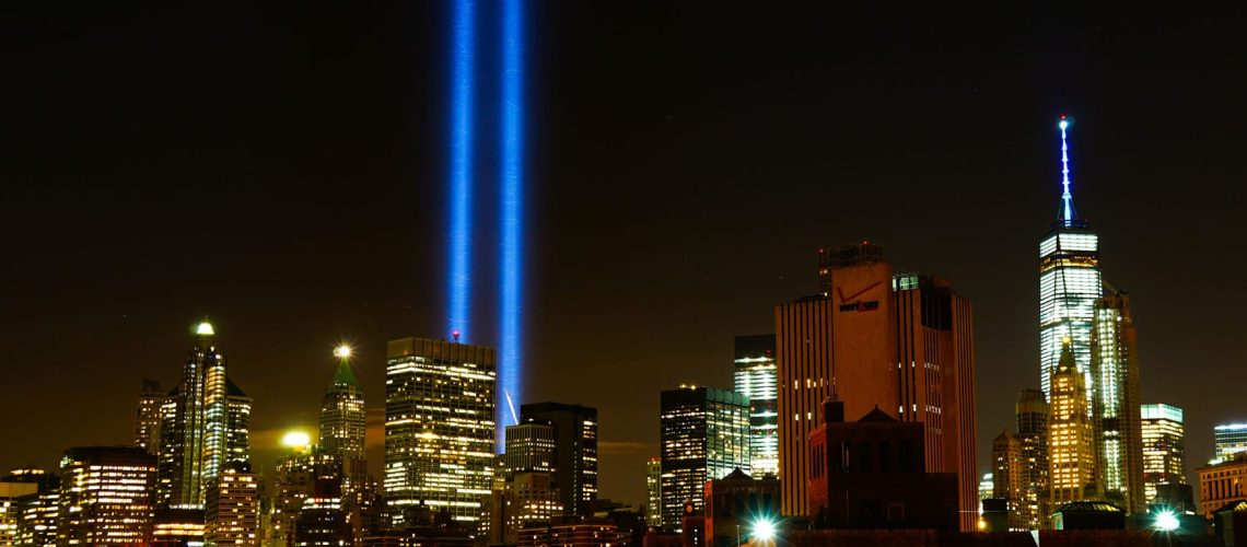 9/11,Tribute,In,Light,And,The,New,York,City's,Lower