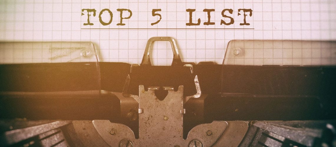 TOP 5 LIST