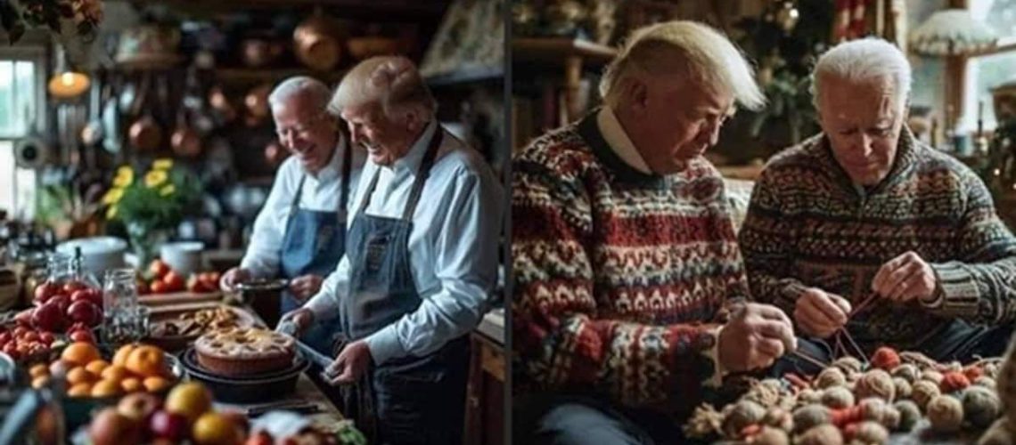 Trump Biden AI horizontal