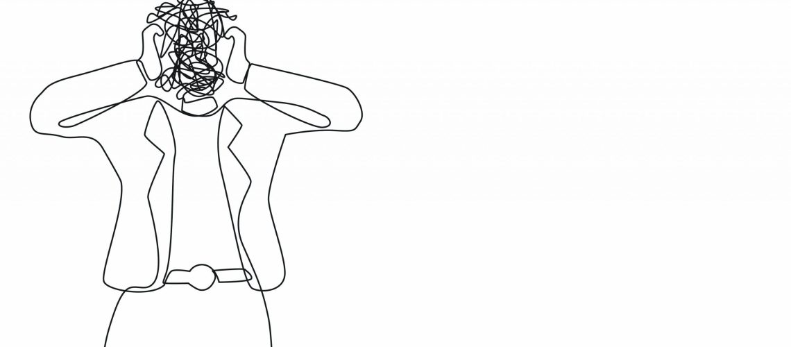 anxious man