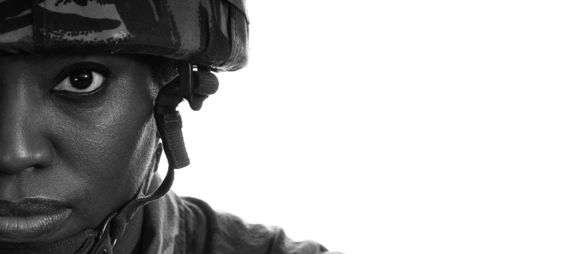 Black,Female,British,Soldier