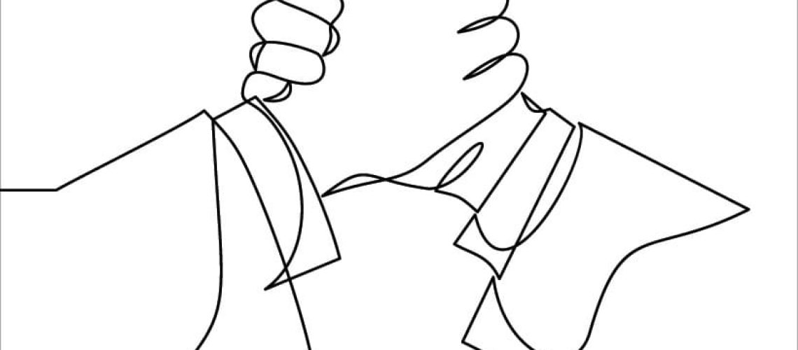 shaking hands