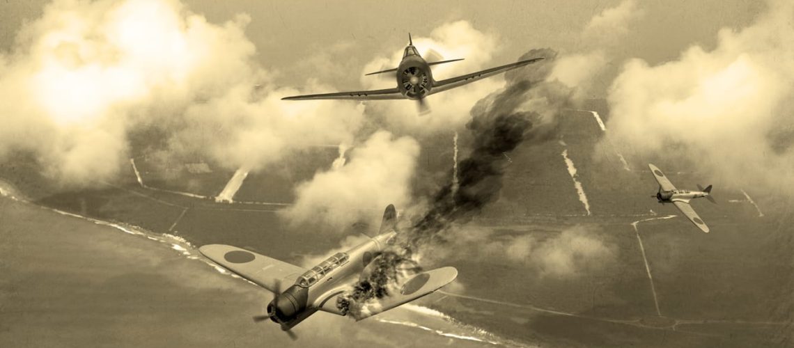 'vintage,Style',Image,Of,A,World,War,2,Us,Fighter