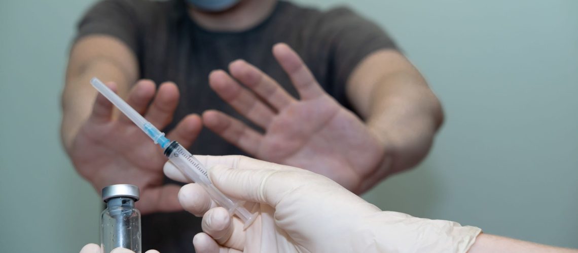 The,Patient,Does,Not,Agree,To,Put,The,Vaccine,,Vaccination.